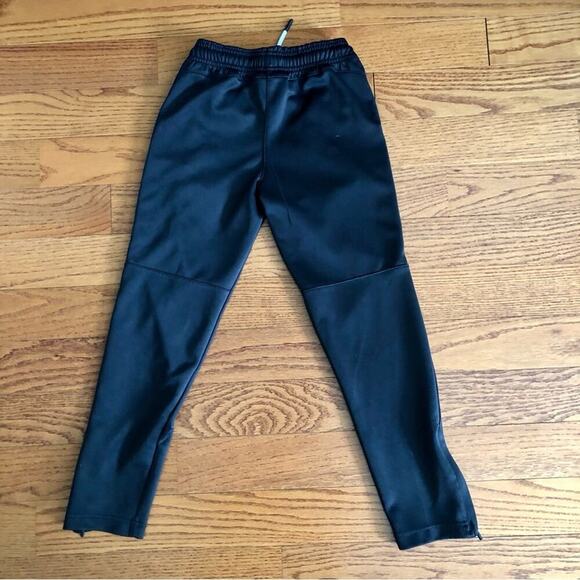 UMBRO Black Elastic Drawstring Waistband Zipper Hem Track Pants Girl’s Size L - Picture 7 of 8